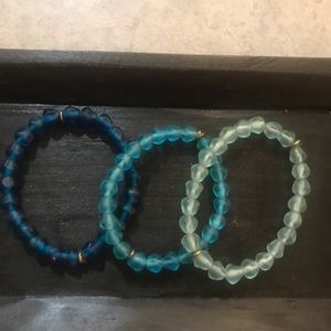 3 Ethos Glass bracelet (Blue)